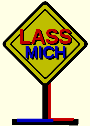 Front rendered view of the LASSMICH sculpture.